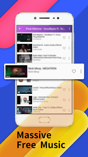 Floating Tunes-Free Music Video Player mod screenshots 1