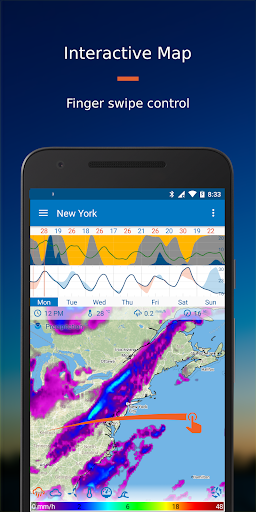 Flowx Weather Map Forecast mod screenshots 1