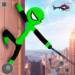 Flying Hero Stickman Rope Hero Grand Crime City MOD