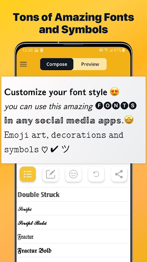 Font Changer – Cool Fonts Keyboard Stylish Text mod screenshots 1