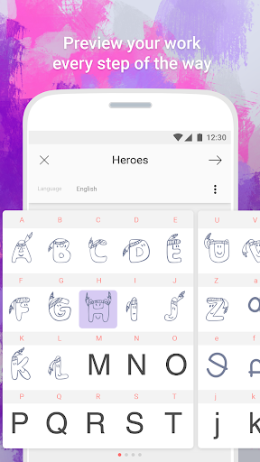 Fonty – Draw and Make Fonts mod screenshots 2