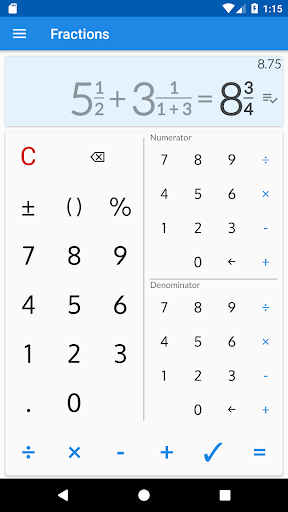 Fractions – calculate and compare mod screenshots 1