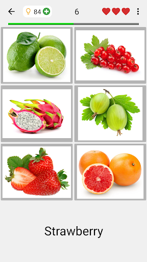 Fruit and Vegetables Nuts amp Berries Picture-Quiz mod screenshots 2