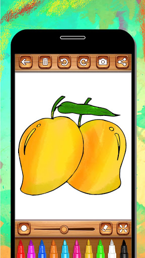 Fruits Coloring Book amp Drawing Book mod screenshots 3