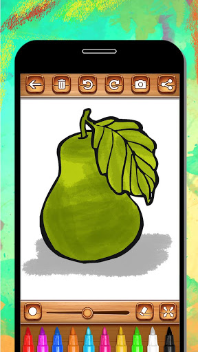 Fruits Coloring Book amp Drawing Book mod screenshots 4