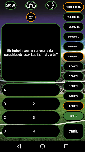 Futbol Bilgi Yarmas mod screenshots 2