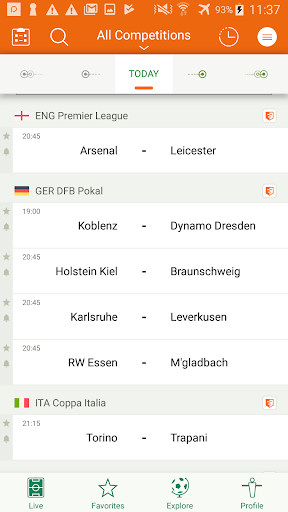 Futbol24 soccer live scores amp results mod screenshots 1