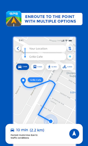 GPS Maps Driving Directions GPS Navigation mod screenshots 2