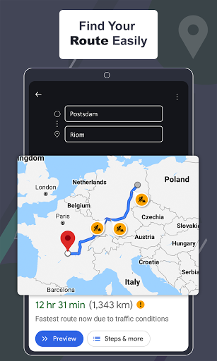 GPS Navigation Map Route Finder App mod screenshots 1