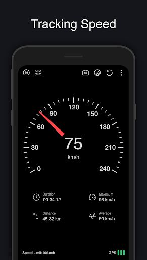 GPS Speedometer Speed Tracker HUD Odometer mod screenshots 1