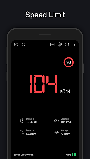 GPS Speedometer Speed Tracker HUD Odometer mod screenshots 2