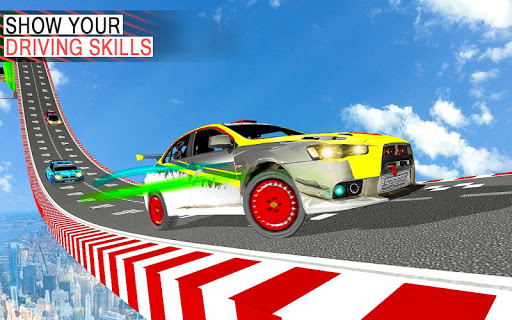 GT Car Racing Stunts-Crazy Impossible Tracks mod screenshots 2