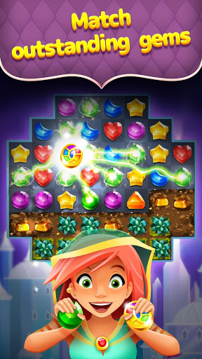 Genies amp Gems – Jewel amp Gem Matching Adventure mod screenshots 2