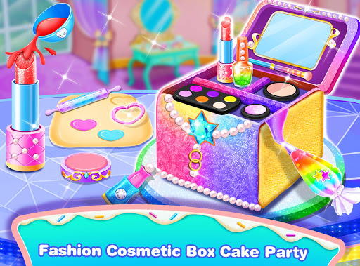 Girl Makeup Kit Comfy CakesPretty Box Bakery Game mod screenshots 1