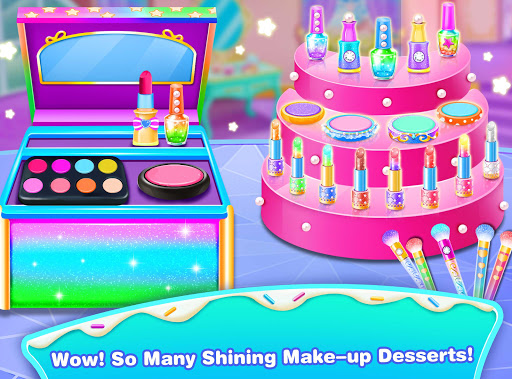 Girl Makeup Kit Comfy CakesPretty Box Bakery Game mod screenshots 4