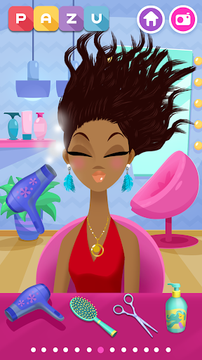 Girls Hair Salon – Hairstyle makeover kids games mod screenshots 4