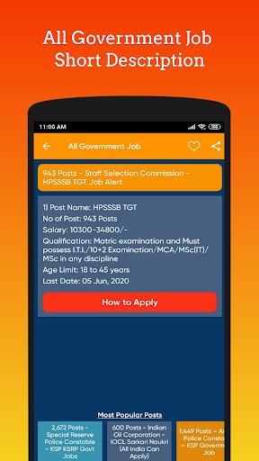Government job – free job alert Sarkari exam mod screenshots 4