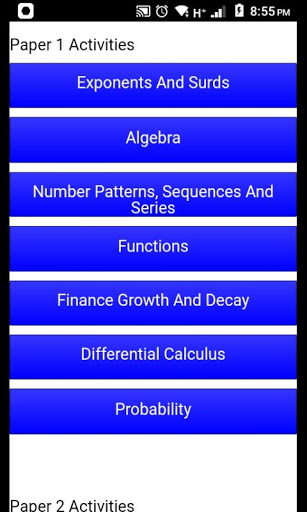 Grade 12 Mathematics Mobile Application mod screenshots 2