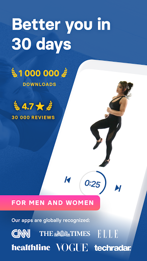 HIIT amp Cardio Workout by Fitify mod screenshots 1