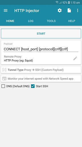 HTTP Injector SSHProxyV2Ray VPN mod screenshots 1