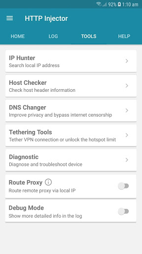 HTTP Injector SSHProxyV2Ray VPN mod screenshots 2
