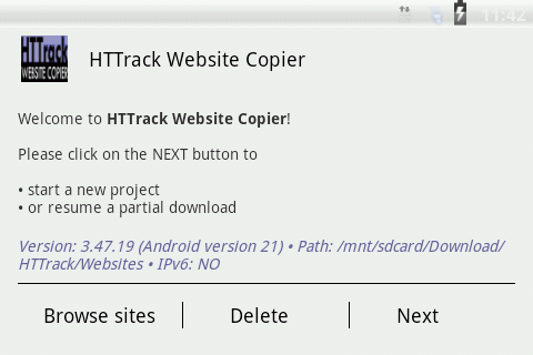 HTTrack Website Copier mod screenshots 1
