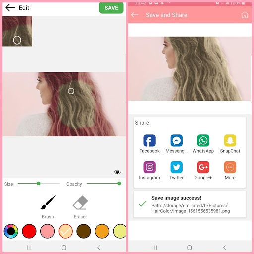 Hair color changer – Try different hair colors mod screenshots 2