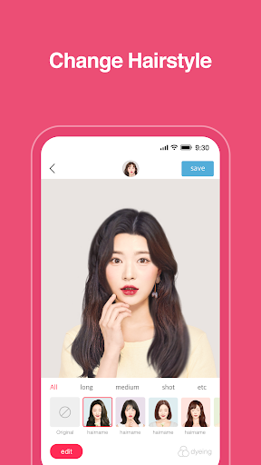 Hairfit – k-pop hairstyle simulator mod screenshots 2