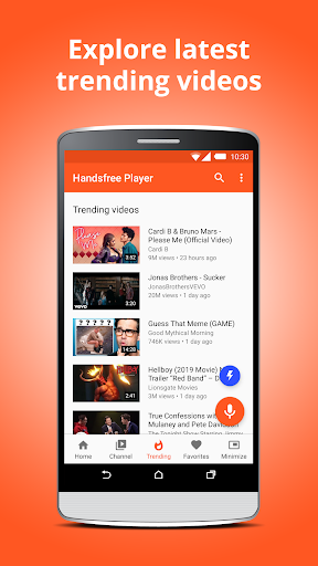 Handsfree Player – Play Music amp Videos Free mod screenshots 5