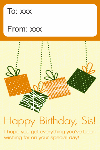 Happy Birthday Sister Greetings mod screenshots 2
