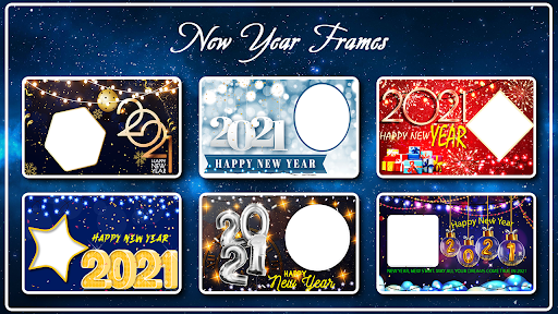 Happy New Year Photo Frame 2021 photo editor mod screenshots 2