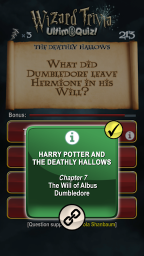 Harry Potter Wizard Quiz U8Q mod screenshots 4