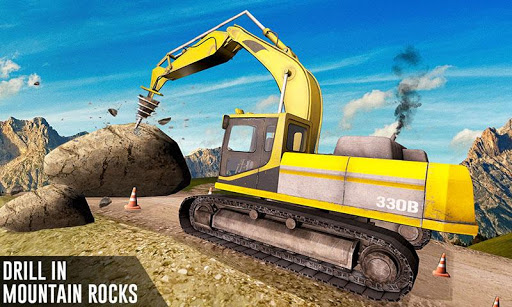 Heavy Excavator Construction Simulator Crane Game mod screenshots 2