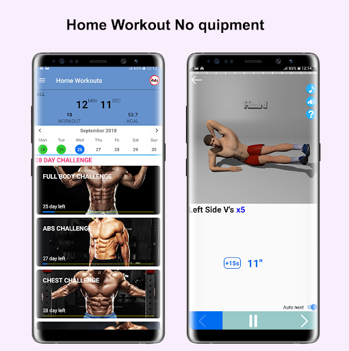 Home Workouts – No equipment – Lose Weight Trainer mod screenshots 1