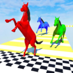 Horse Run Colours: Fun Race 3D Games MOD