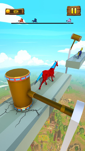 Horse Run Colours Fun Race 3D Games mod screenshots 4