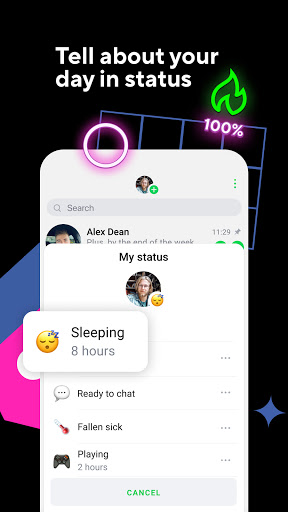 ICQ New Messenger App Video Calls amp Chat Rooms mod screenshots 2