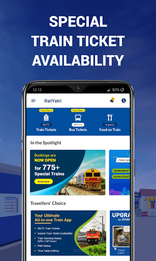IRCTC Ticket Train Status Railway App RailYatri mod screenshots 4