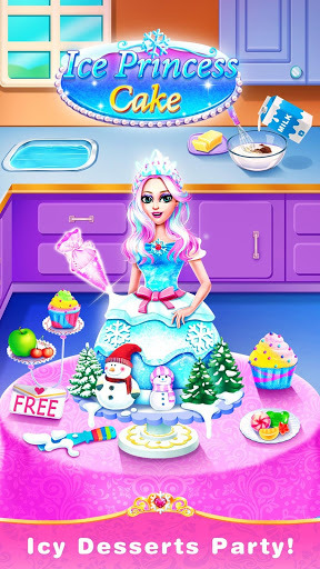 Ice Princess Comfy Cake -Baking Salon for Girls mod screenshots 1