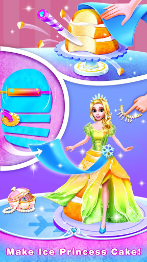 Ice Princess Comfy Cake -Baking Salon for Girls mod screenshots 2