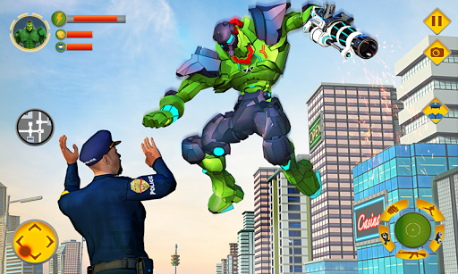 Incredible Monster Robot Hero Crime Shooting Game mod screenshots 1