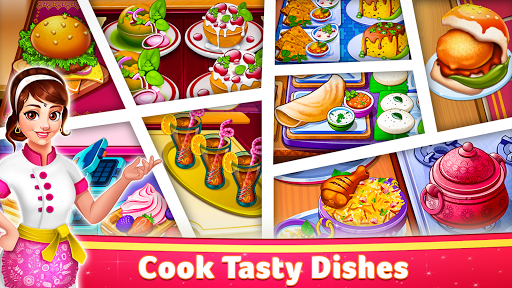 Indian Cooking Star Chef Restaurant Cooking Games mod screenshots 1