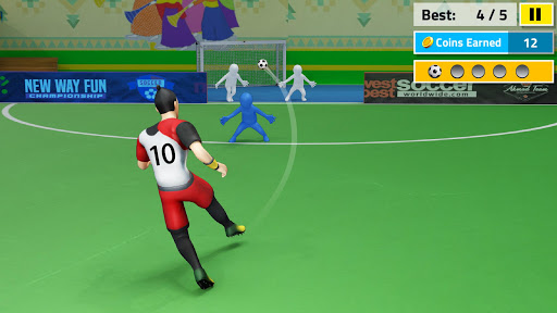 Indoor Soccer Games Play Football Superstar Match mod screenshots 4