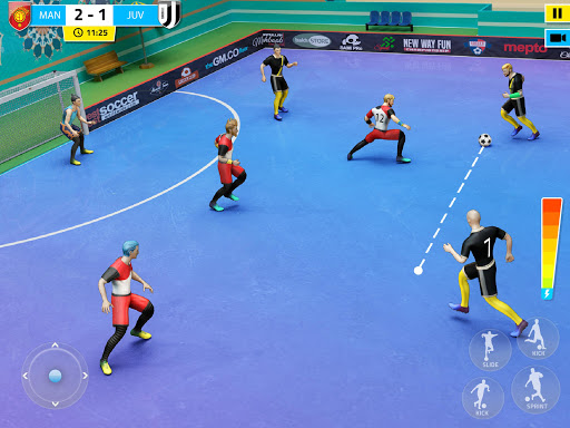 Indoor Soccer Games Play Football Superstar Match mod screenshots 5