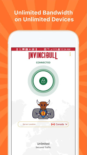 InvinciBull VPN – Safe. Private. Invincible. mod screenshots 1