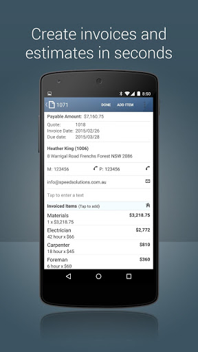 Invoice Maker estimate invoice and receipt app mod screenshots 4