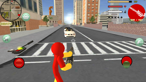 Iron Stickman Rope Hero Gangstar Crime mod screenshots 3