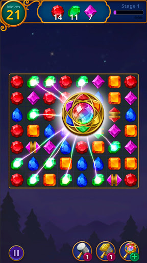 Jewels Magic Mystery Match3 mod screenshots 1