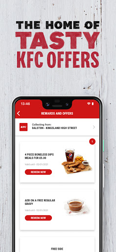 KFC UKI Mobile Ordering Offers and Rewards mod screenshots 1