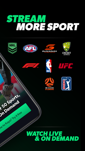 Kayo Sports – for Android TV mod screenshots 2